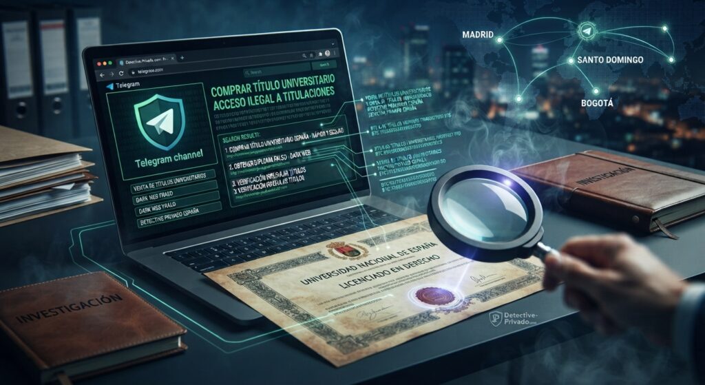 Comprar título universitario - Investigación de redes de venta de títulos falsos en internet